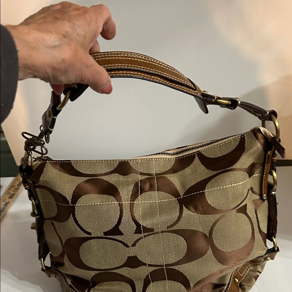 Brown Coach Designer Women's Bag, 14×10×4.